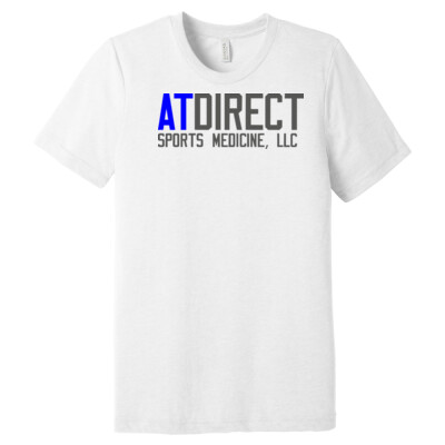 Unisex AT Direct Bella Canvas White Tri-Blend T-shirt Thumbnail