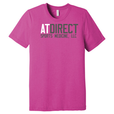 Unisex AT Direct Bella Canvas Pink Tri-Blend T-shirt Thumbnail