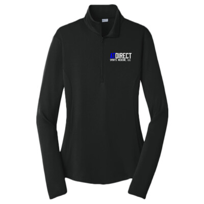 Ladies AT Direct Dark PosiCharge Competitor 1/4-Zip Pullover  Thumbnail