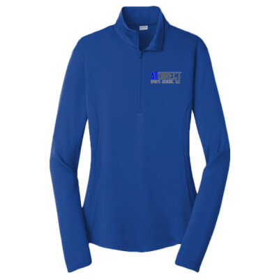 Ladies AT Direct Blue PosiCharge® Competitor™ 1/4-Zip Pullover Thumbnail