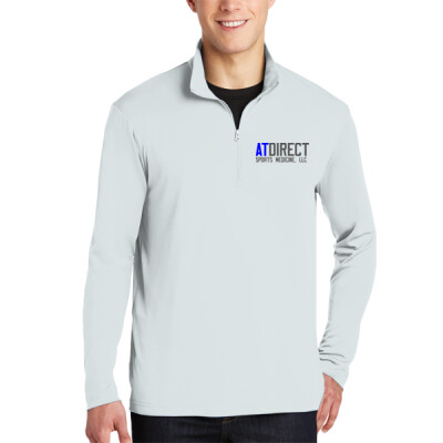 Unisex AT Direct White PosiCharge Competitor 1/4 Zip Pullover Thumbnail